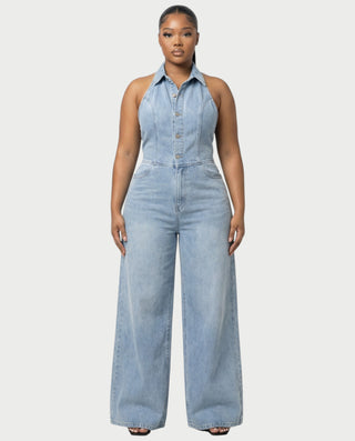 Chaleco corto con hebilla frontal de piel sintética QUELLA