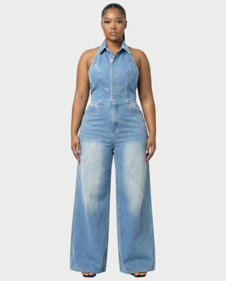 Chaleco corto con hebilla frontal de piel sintética QUELLA