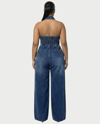 Chaleco corto con hebilla frontal de piel sintética QUELLA