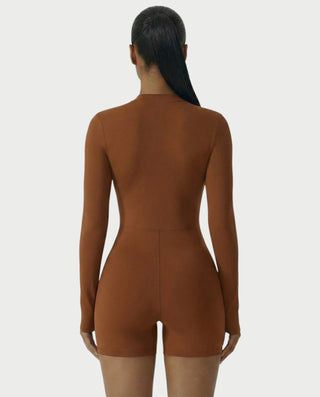 LICIA Mono con cuello halter y espalda descubierta