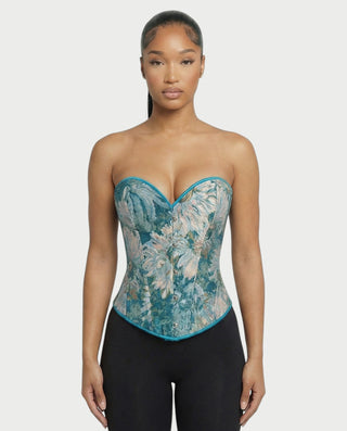 Chaleco corto con hebilla frontal de piel sintética QUELLA