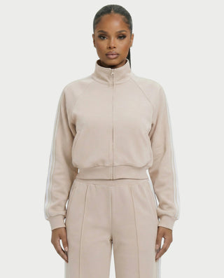 Chaleco corto con hebilla frontal de piel sintética QUELLA