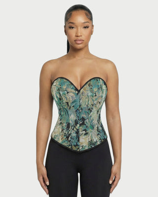 Chaleco corto con hebilla frontal de piel sintética QUELLA