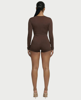 ARIELLE Mono con cuello halter