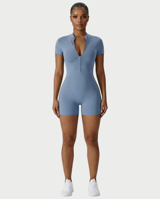 LICIA Mono con cuello halter y espalda descubierta