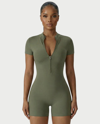 LICIA Mono con cuello halter y espalda descubierta