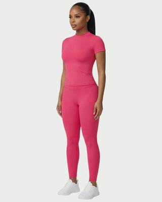 Chaleco corto con hebilla frontal de piel sintética QUELLA