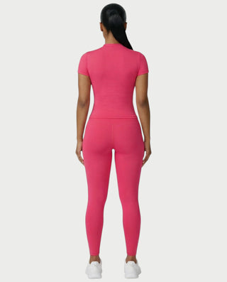 Chaleco corto con hebilla frontal de piel sintética QUELLA