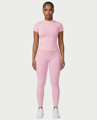 Chaleco corto con hebilla frontal de piel sintética QUELLA