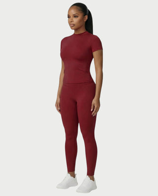 Chaleco corto con hebilla frontal de piel sintética QUELLA