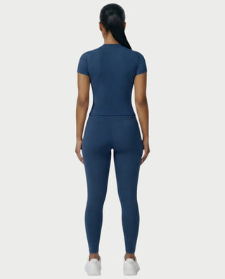 Chaleco corto con hebilla frontal de piel sintética QUELLA