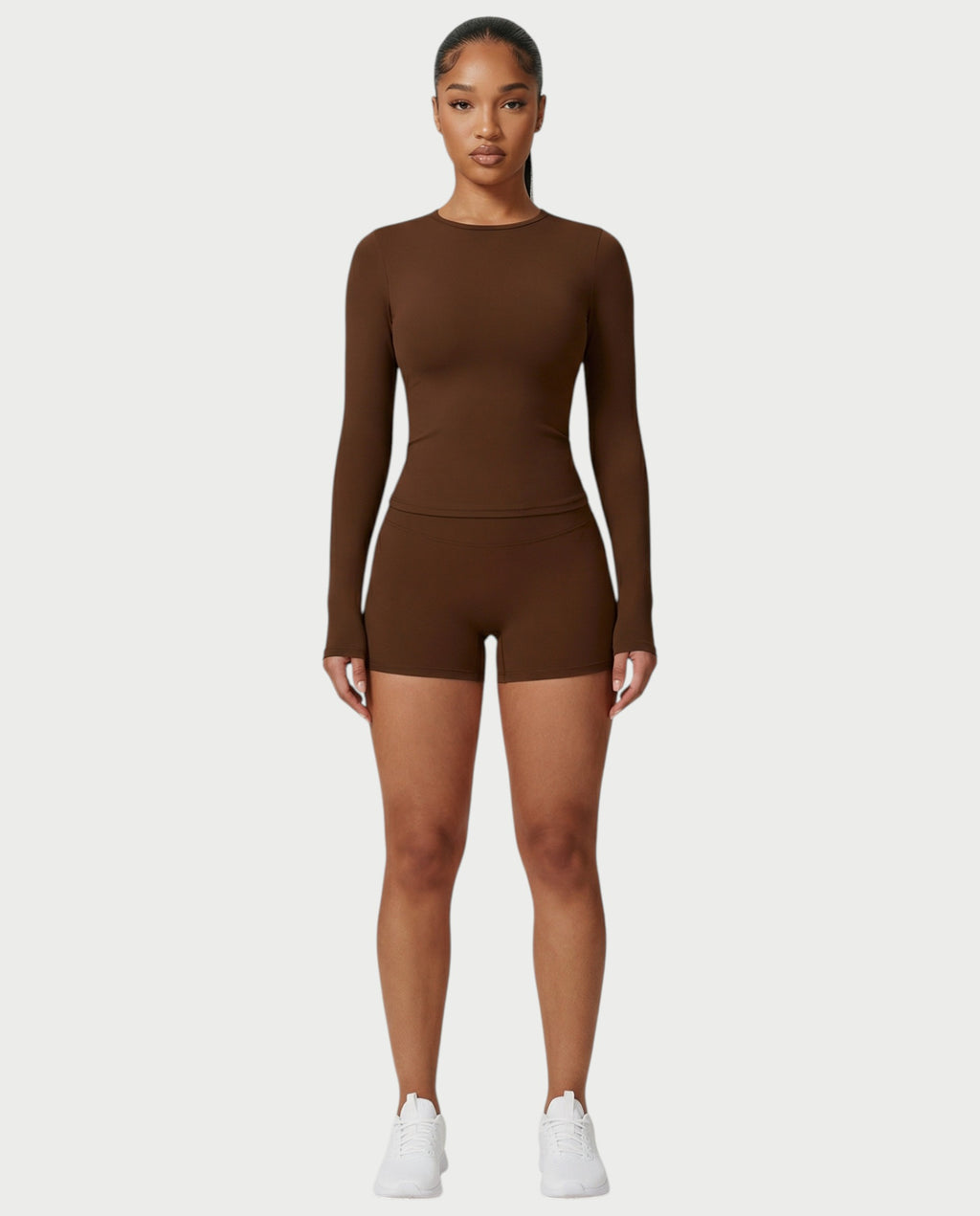 MELYA High-Waisted Sporty Shorts – Celestia