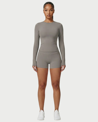 MELYA High-Waisted Sporty Shorts