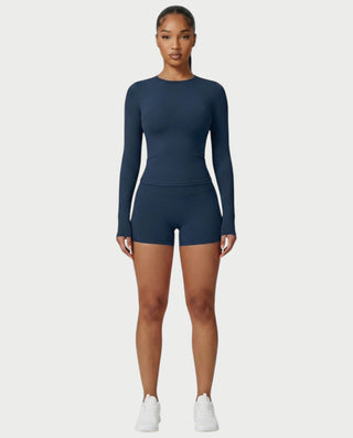 MELYA High-Waisted Sporty Shorts