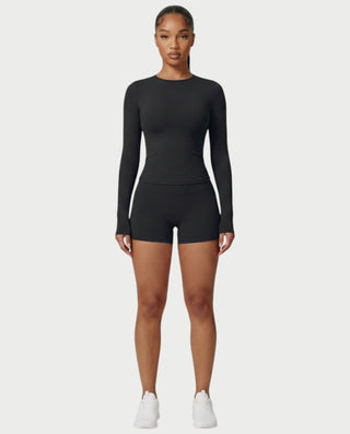 MELYA High-Waisted Sporty Shorts