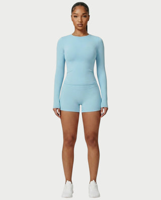 MELYA High-Waisted Sporty Shorts