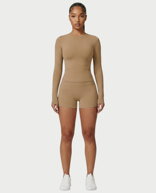 MELYA High-Waisted Sporty Shorts