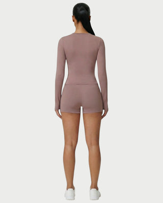 MELYA High-Waisted Sporty Shorts