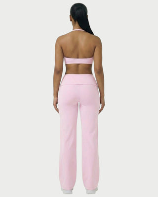 MELRA Fold Over Wide Leg Pants