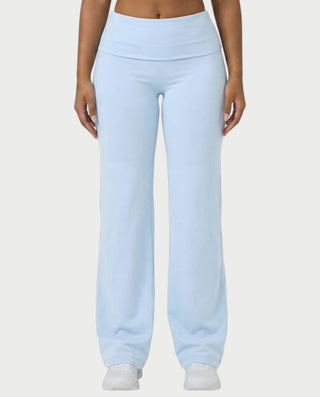 MELRA Fold Over Wide Leg Pants