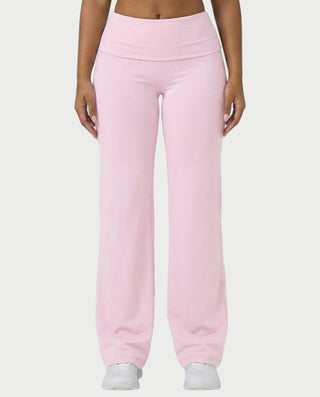 MELRA Fold Over Wide Leg Pants