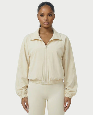 Chaqueta de piel sintética con textura de cocodrilo BEXLEY