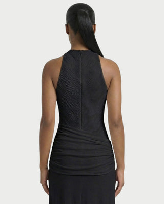 Chaqueta de piel sintética con textura de cocodrilo BEXLEY