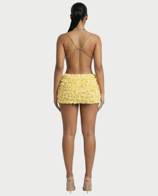 AVESSA Beaded Chain-Strap Bra
