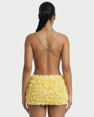AVESSA Beaded Chain-Strap Bra
