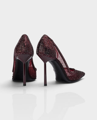 HAVENA Rhinestone Pointed Toe Stiletto Heels