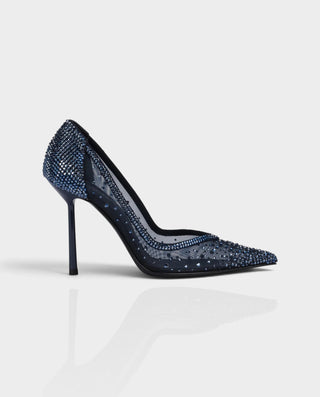 HAVENA Rhinestone Pointed Toe Stiletto Heels