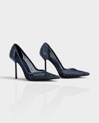 HAVENA Rhinestone Pointed Toe Stiletto Heels