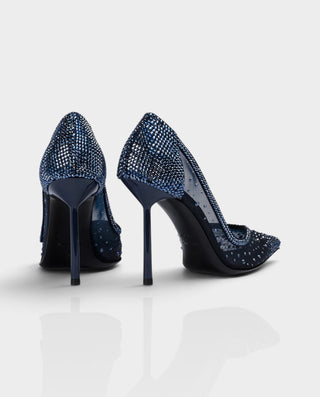 HAVENA Rhinestone Pointed Toe Stiletto Heels