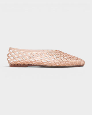AZELIA Transparent Jelly Pointed-Toe Flat Shoes