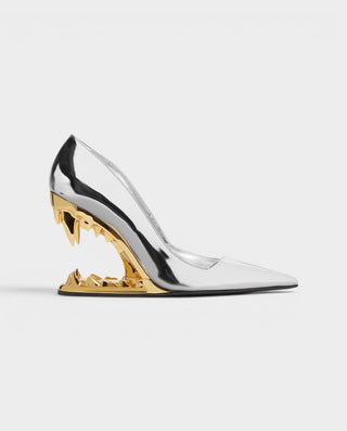 Tacones de aguja con cordones de piel sintética KELLA