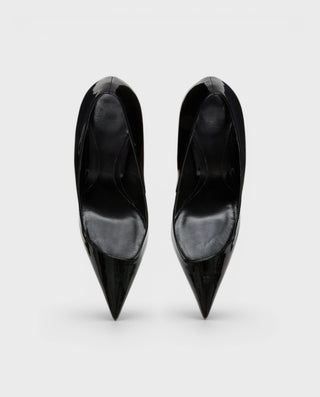 Tacones de aguja con cordones de piel sintética KELLA