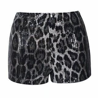 LYA Leopard Print Mini Shorts