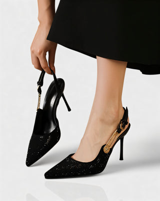 LILIAN Rhinestone Emellished Heels