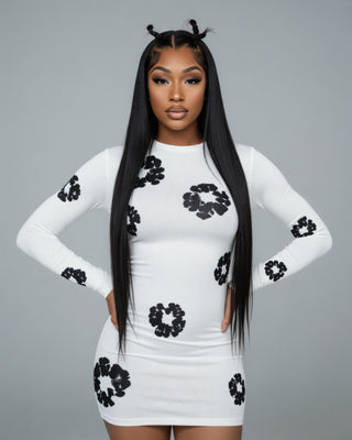 SORELL Flower Print Mini Dress