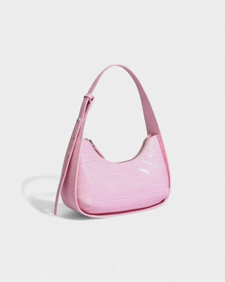 CIANNA Croc-Embossed Faux Leather Bag