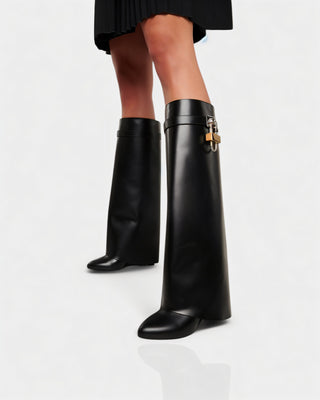 GIVA Lock Knee-High Boots