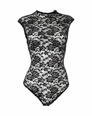 NIRANA Lace Sleeveless Top & Flared Pants Set