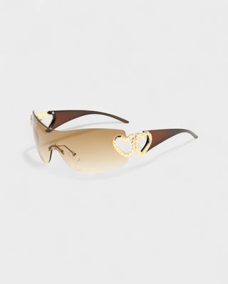KISHA Heart-Detail Sunglasses
