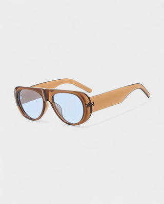 JONNA Oversized Oval Frame Sunglasses