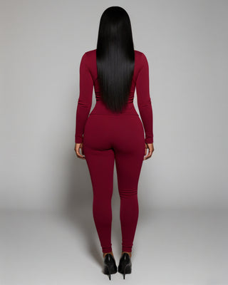 XANTHE Corset-Lace Top & Pants Set