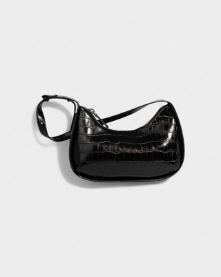CIANNA Croc-Embossed Faux Leather Bag