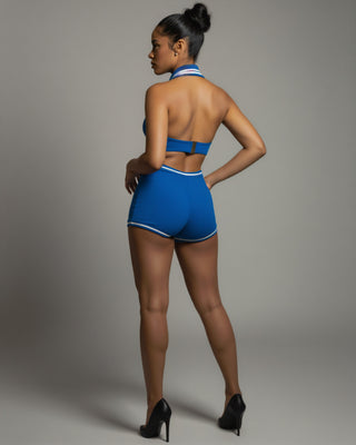 JEYNE Backless Halter Sleeveless Romper