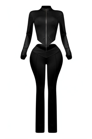 JAMIE Zip-pp Top & Pants Set