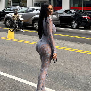 ELINA Lace Ribbon Jumpsuit