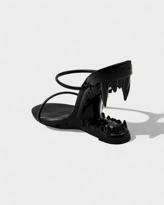 MALAYA Fang Sculpted Heel Sandals